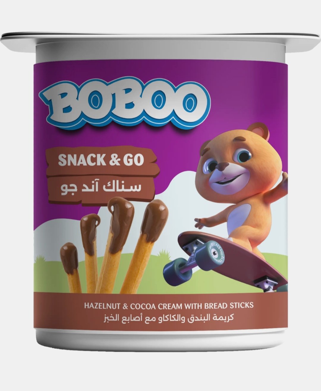 بوبو سنام اند جو مع البندق الكاكاو واعواد الخبر 36 غرام