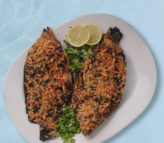 سمك بلطي مشوي1 كيلو