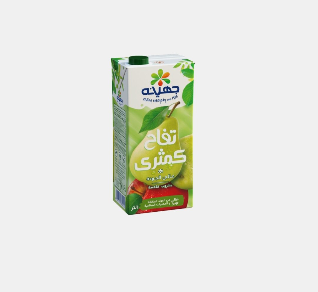 جهينة عصير تفاح كمثري 1 لتر