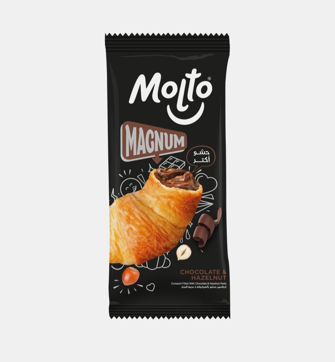مولتو ماجنم شيكولاته حجم كبير جديد 65 جرام