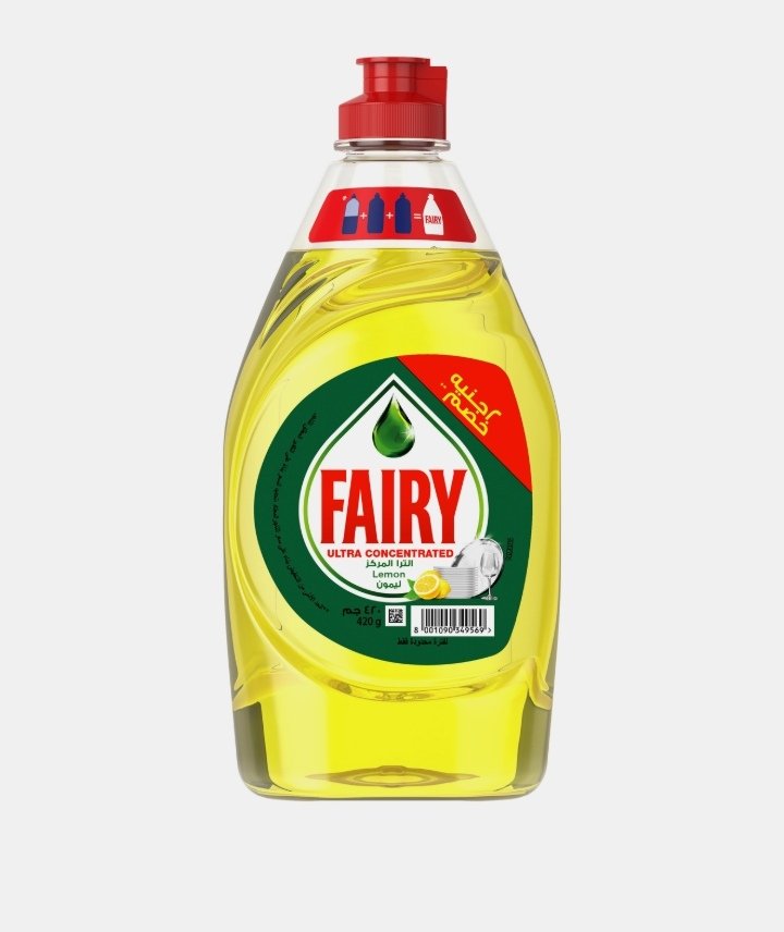 فيري سائل غسيل الاطباق الترا المركز برائحه الليمون 420 مل