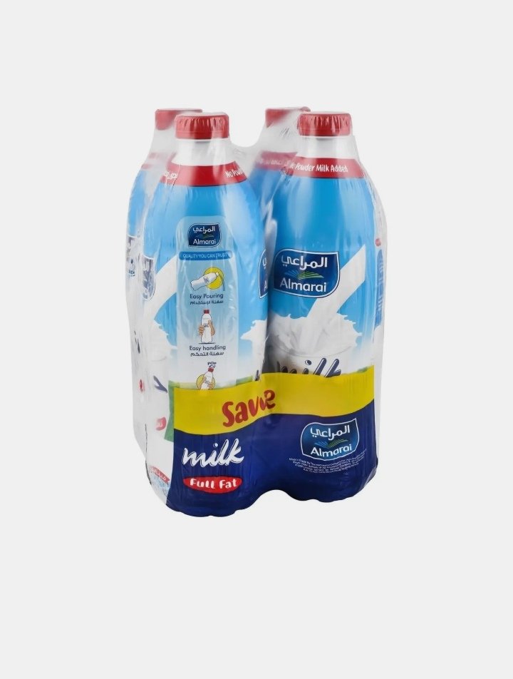 المراعي حليب  كامل الدسم 4 قطع * 1 لتر