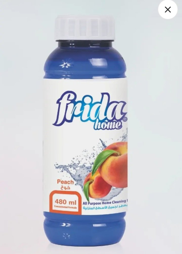 فريده منظف معطر لجميع الاسطح المنزلية خوخ 480 مل