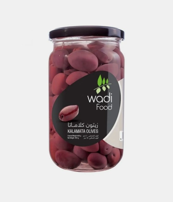 وادي فود زيتون كلاماتا 650 جم برطمان