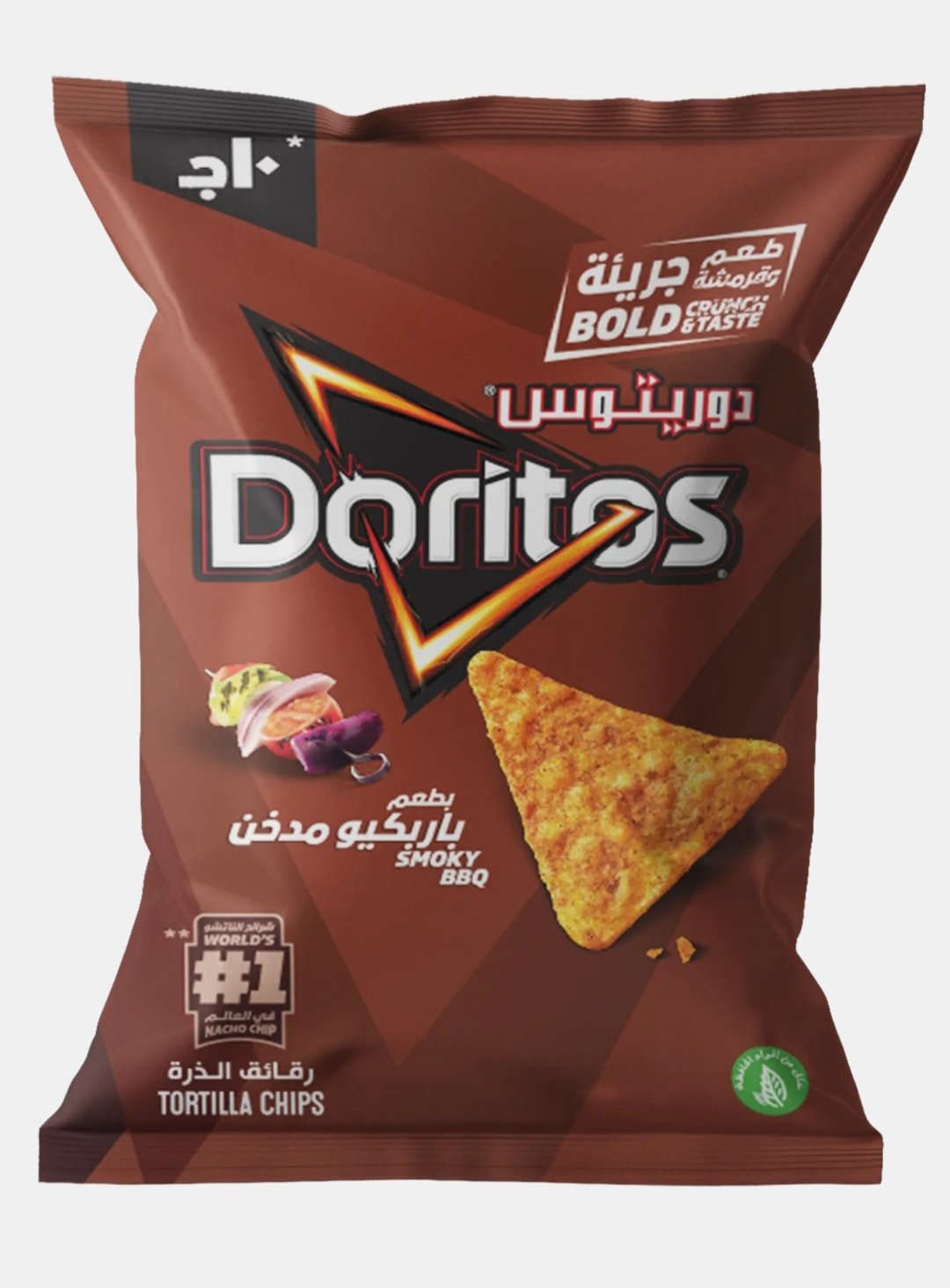 درويتوس رقايق تورتيلا بنكهه الباربكيو المدخن 59 جم