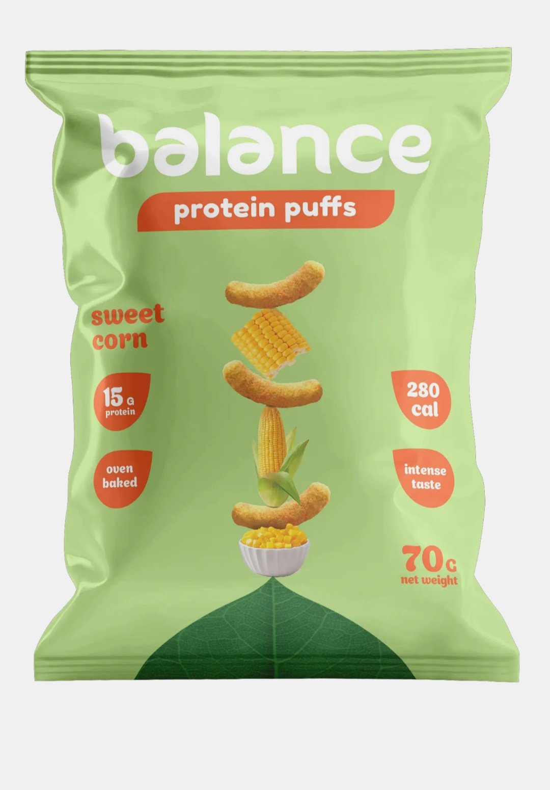 بالانس بروتين بافس منفوخات البروتين بالذرة الحلوة 70-78 جرام