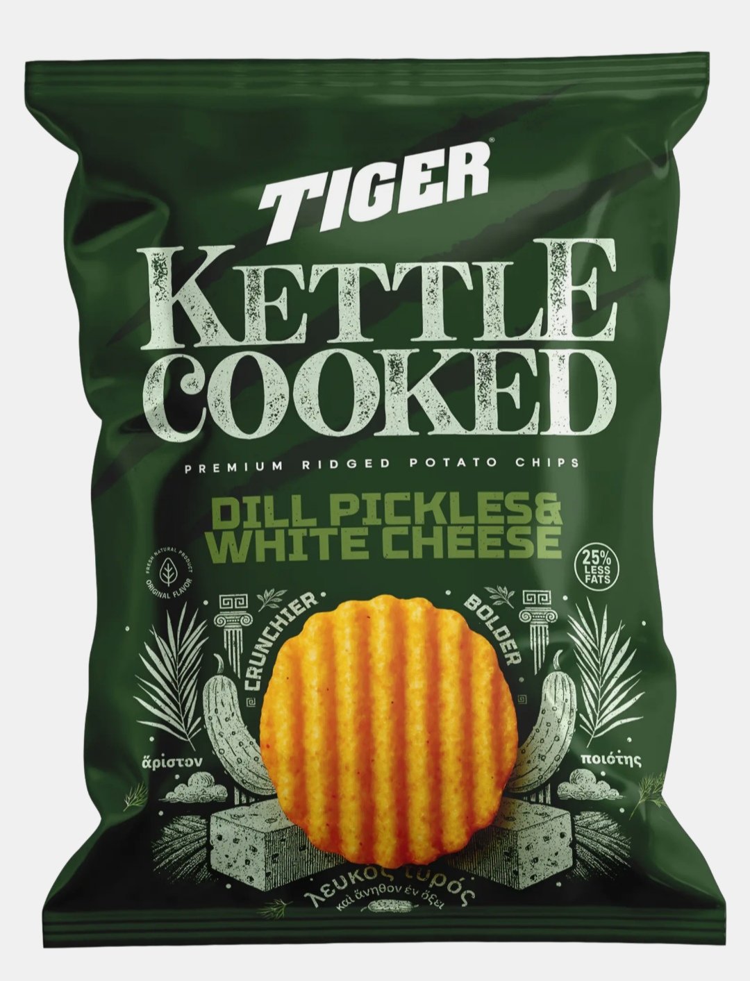 تايجر كيتل كوكد مخلل وجبنع 85-95جم